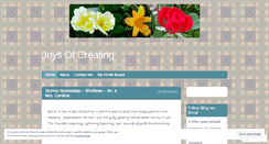 Desktop Screenshot of joysofcreating.com